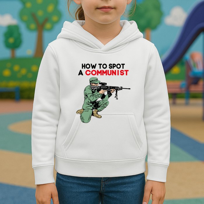 Matt Maddock How To Spot A Communist Kids Hoodie