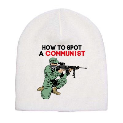 Matt Maddock How To Spot A Communist Short Acrylic Beanie