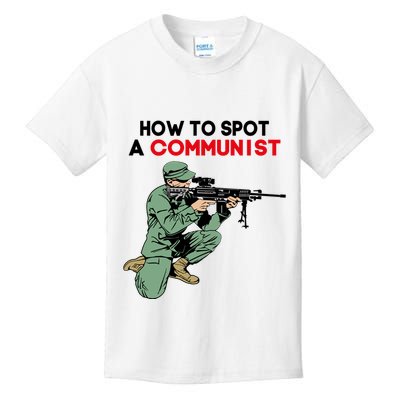 Matt Maddock How To Spot A Communist Kids T-Shirt