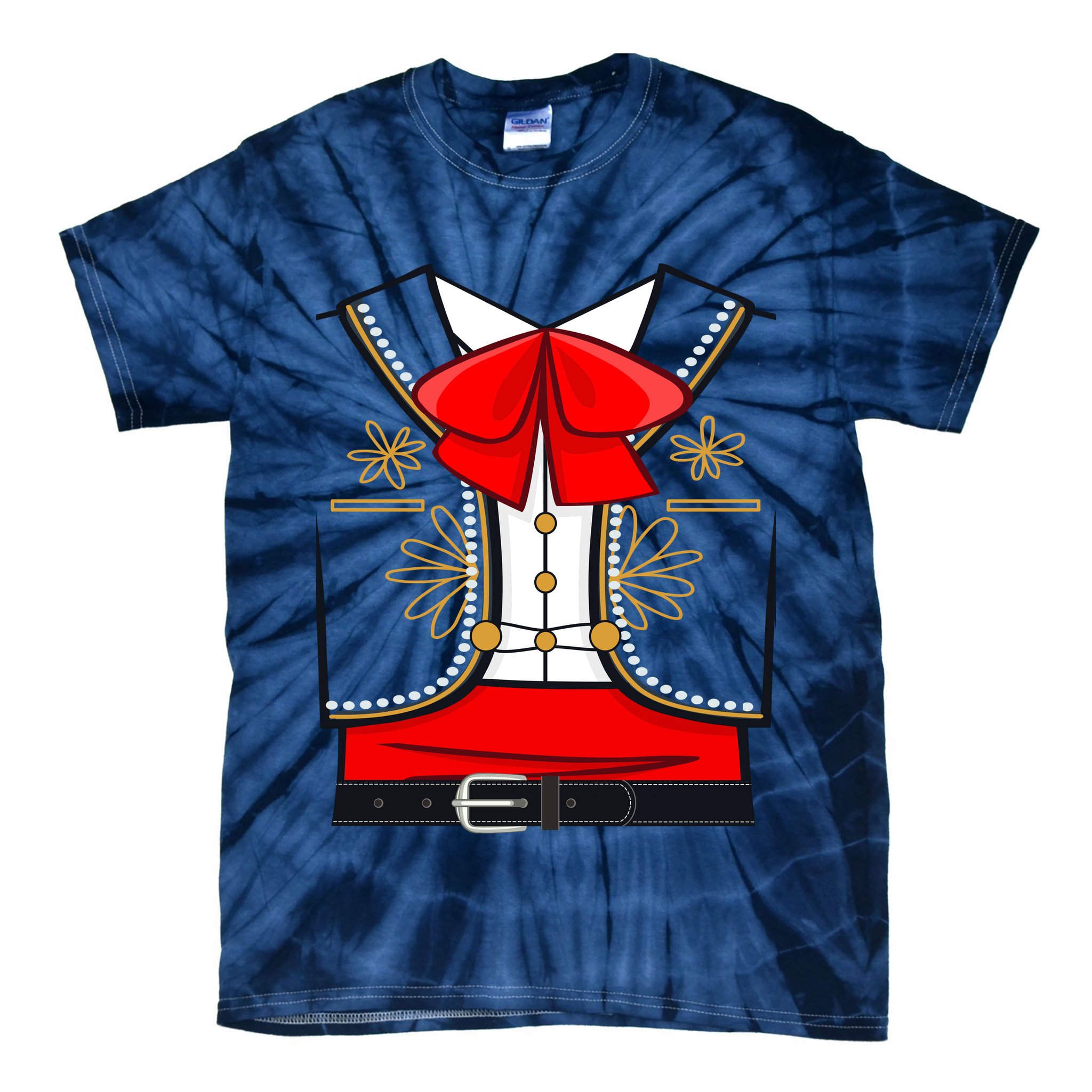 Mexican Mariachi Halloween Costume Tie-Dye T-Shirt