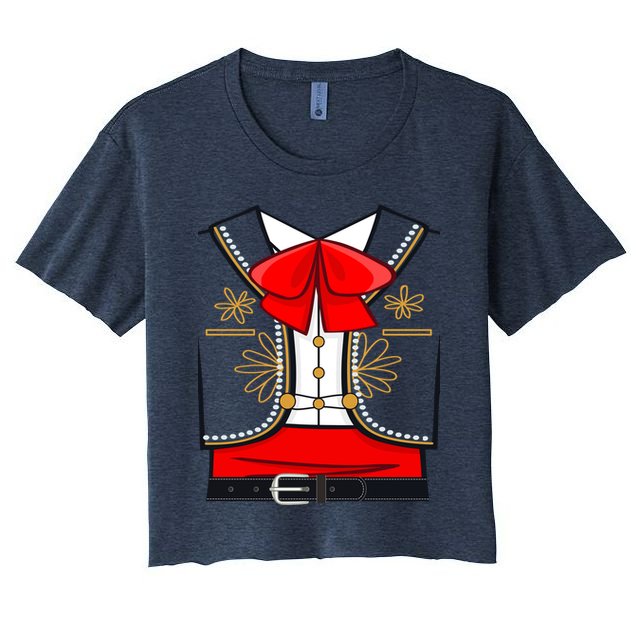 Mexican Mariachi Halloween Costume Crop Top
