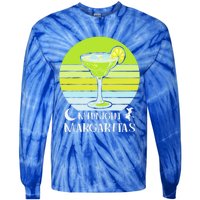 Midnight Margaritas Halloween Costume Gift Tie-Dye Long Sleeve Shirt