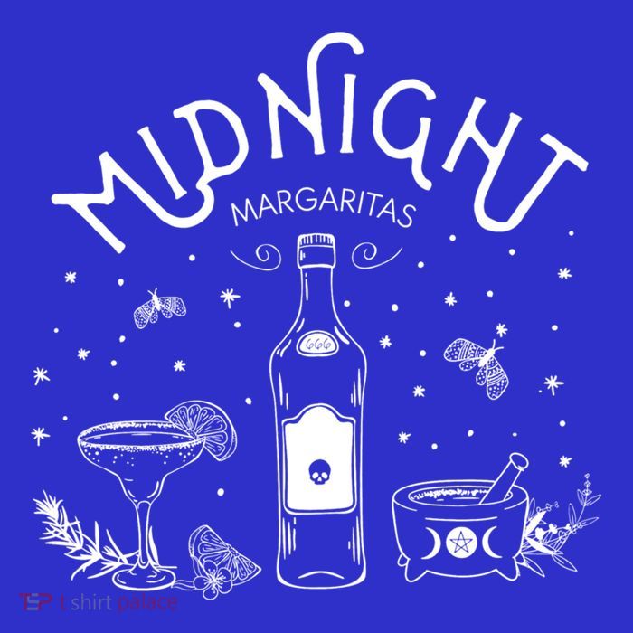 Midnight Margaritas Herbs Magic Costume Halloween Cocktails Cute Gift T-Shirt