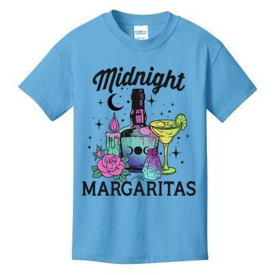 Midnight Margaritas Halloween Pastel Goth Witchy Occult Pink Great Gift Kids T-Shirt