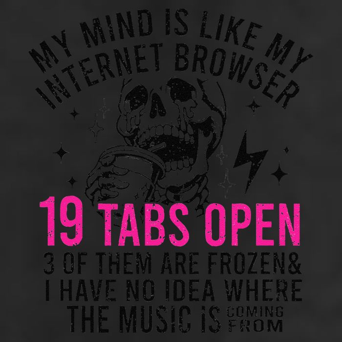My Mind Is Like My Internet Browser 19 Tabs Open Cool Comfort Performance Bucket Hat