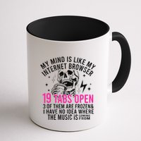 My Mind Is Like My Internet Browser 19 Tabs Open Mug