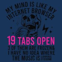 My Mind Is Like My Internet Browser 19 Tabs Open Infant Baby Jersey Bodysuit