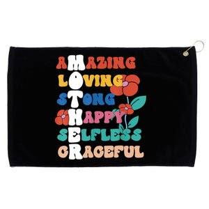 MOTHER Meaning I Love Mom Mothers Day Grommeted Golf Towel