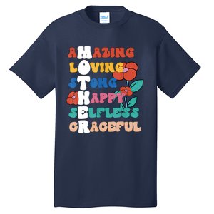 MOTHER Meaning I Love Mom Mothers Day Tall T-Shirt