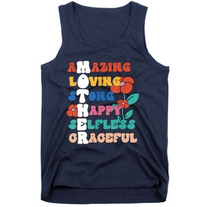 MOTHER Meaning I Love Mom Mothers Day Tank Top