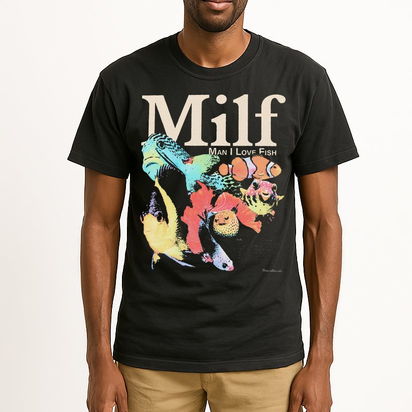 Milf Man I Love Fish Tall T-Shirt