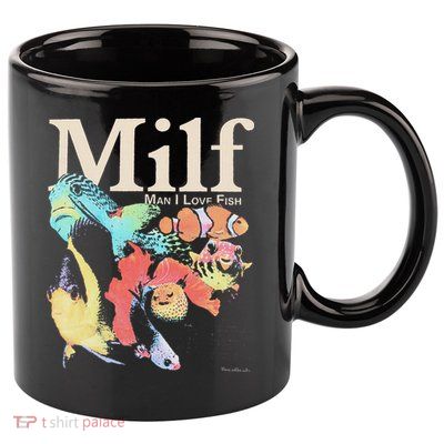 Milf Man I Love Fish 11oz C Handle Ceramic Mug