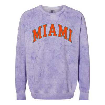 Miami Colorblast Crewneck Sweatshirt