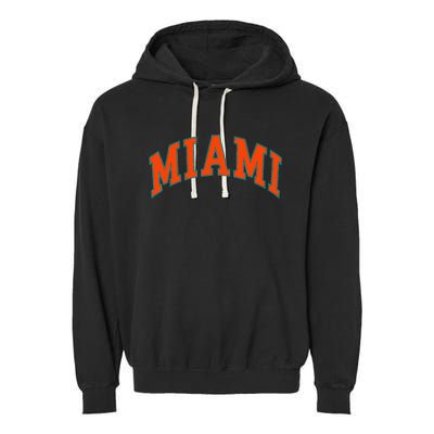 Miami Garment-Dyed Fleece Hoodie