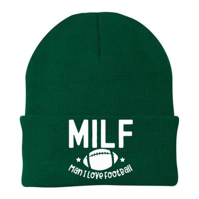 Milf Man I Love Football Knit Cap Winter Beanie