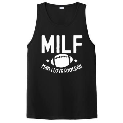 Milf Man I Love Football PosiCharge Competitor Tank