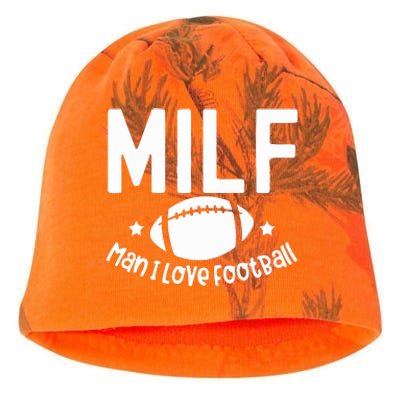 Milf Man I Love Football Kati - Camo Knit Beanie