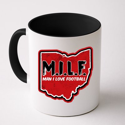 MILF Man I Love Football Ohio State Mug