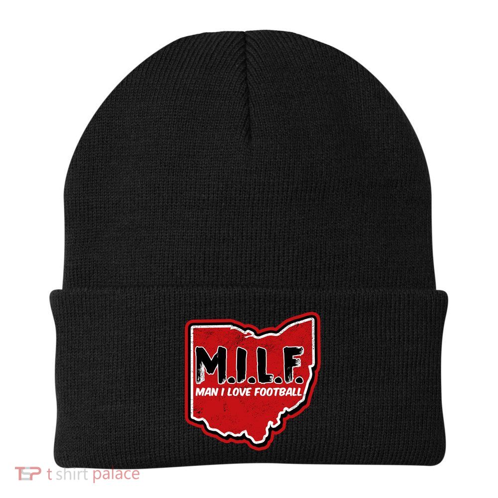 MILF Man I Love Football Ohio State Beanie