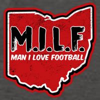 MILF Man I Love Football Ohio State Vector Backpack