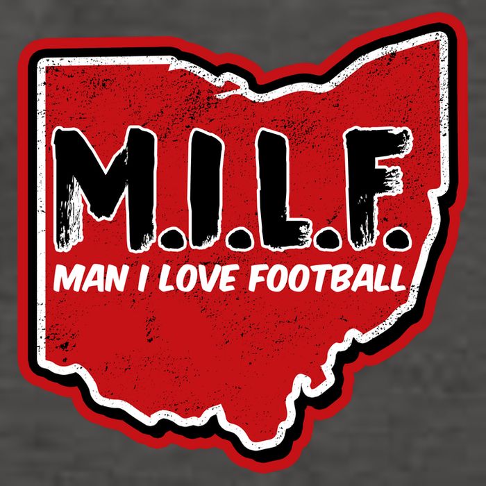 MILF Man I Love Football Ohio State Vector Backpack
