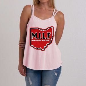 MILF Man I Love Football Ohio State Women's Strappy Tank