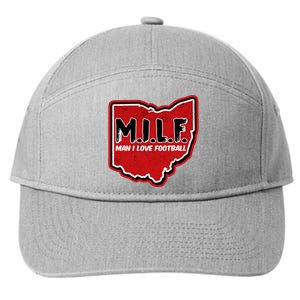 MILF Man I Love Football Ohio State 7-Panel Snapback Hat