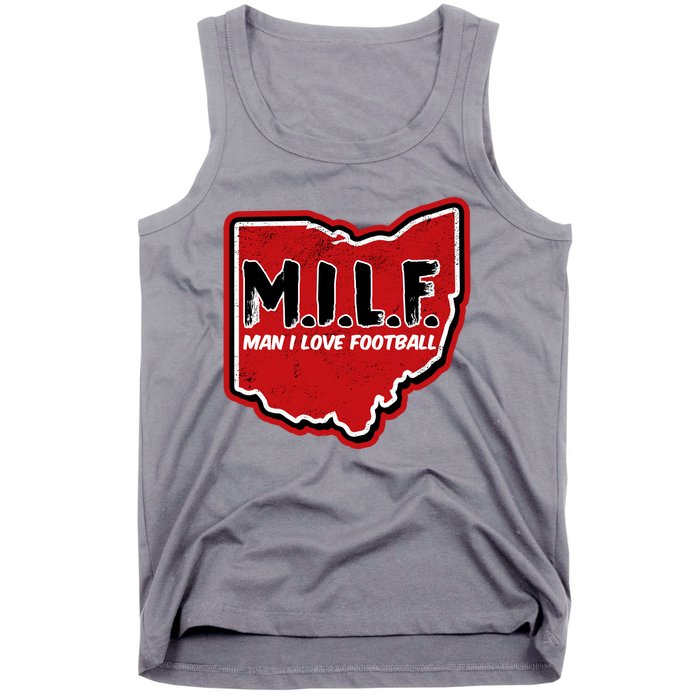 MILF Man I Love Football Ohio State Tank Top