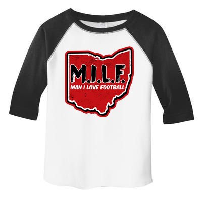 MILF Man I Love Football Ohio State Toddler Fine Jersey T-Shirt