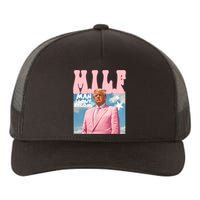 Milf Man I Love Felons Funny Trump Pink 2024 For President Yupoong Adult 5-Panel Trucker Hat