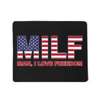 MILF Man I Love Freedom American Flag United States America Mousepad