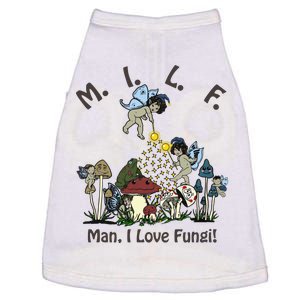 MILF Man I Love Fungi Mushroom Ideal For Valentine's Day Doggie Tank