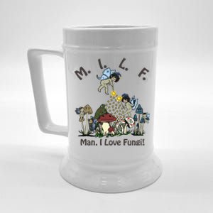 MILF Man I Love Fungi Mushroom Ideal For Valentine's Day Beer Stein