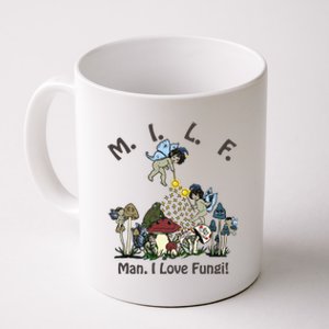 MILF Man I Love Fungi Mushroom Ideal For Valentine's Day Coffee Mug