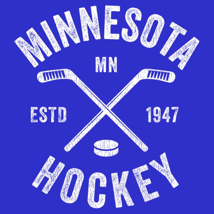 Minnesota Mn Ice Hockey Sticks Vintage Gift Cute Gift Womens Tank Top