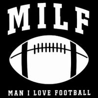 Milf Man I Love Football Game Day Impact Tech Backpack