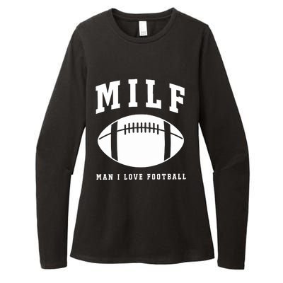 Milf Man I Love Football Game Day Womens CVC Long Sleeve Shirt