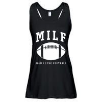 Milf Man I Love Football Game Day Ladies Essential Flowy Tank