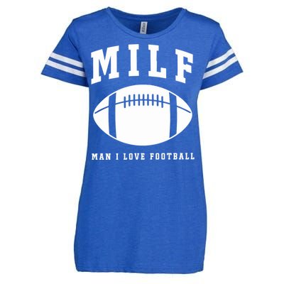 Milf Man I Love Football Game Day Enza Ladies Jersey Football T-Shirt