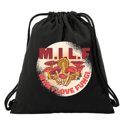 MILF Man I Love Fungi Funny Drawstring Bag