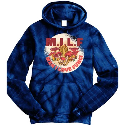 MILF Man I Love Fungi Funny Tie Dye Hoodie