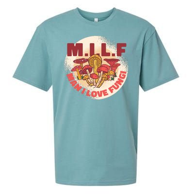 MILF Man I Love Fungi Funny Sueded Cloud Jersey T-Shirt