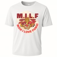 MILF Man I Love Fungi Funny Cooling Performance Crew T-Shirt