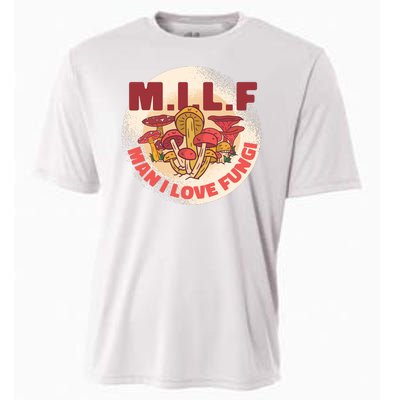 MILF Man I Love Fungi Funny Cooling Performance Crew T-Shirt