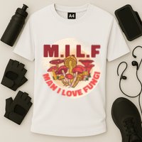 MILF Man I Love Fungi Funny Cooling Performance Crew T-Shirt