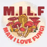 MILF Man I Love Fungi Funny Cooling Performance Crew T-Shirt
