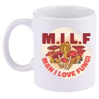 MILF Man I Love Fungi Funny 11oz C Handle Ceramic Mug
