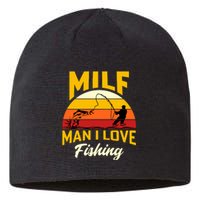 MILF Man I Love Fishing Camping Fish Funny Sustainable Beanie