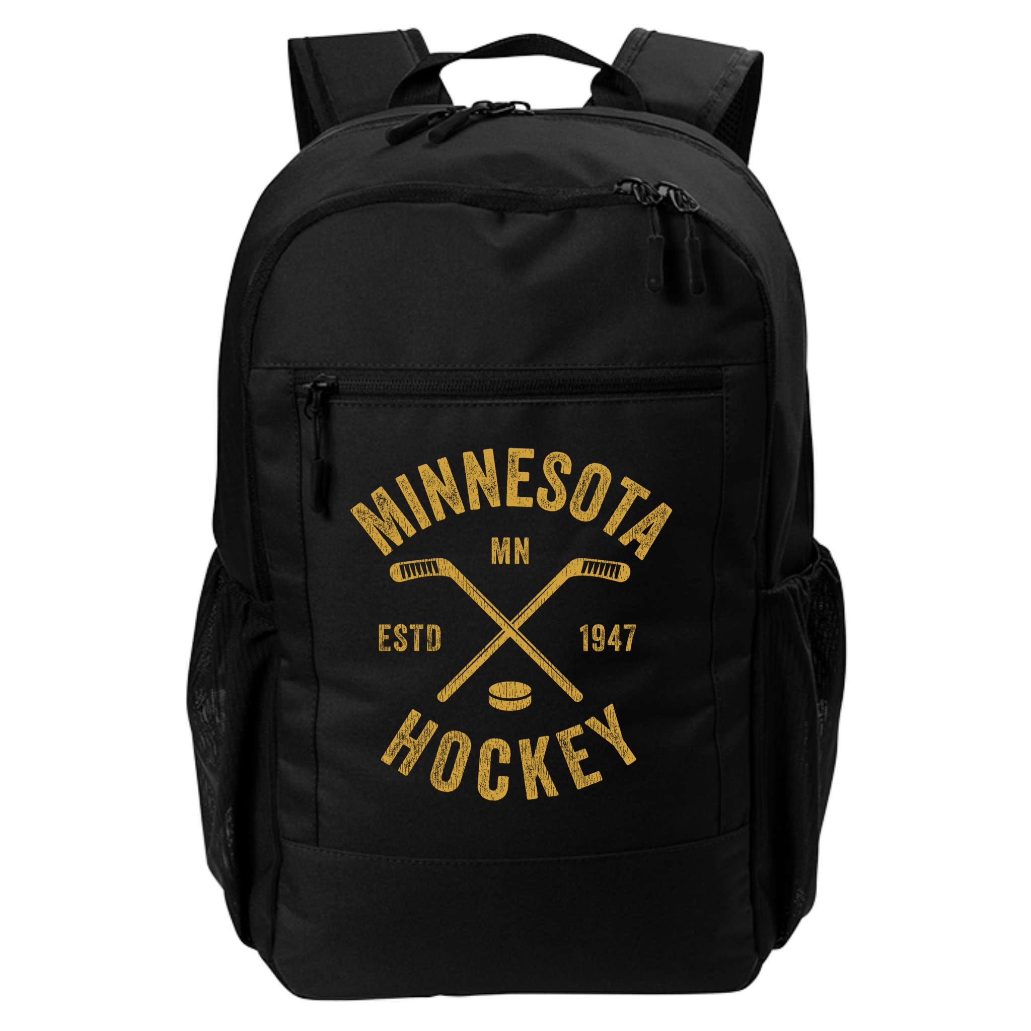 Minnesota Mn Ice Hockey Sticks Vintage Gift Meaningful Gift Backpack