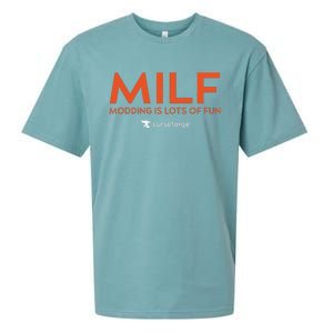 Milf Modding Is Lots Of Fun Sueded Cloud Jersey T-Shirt